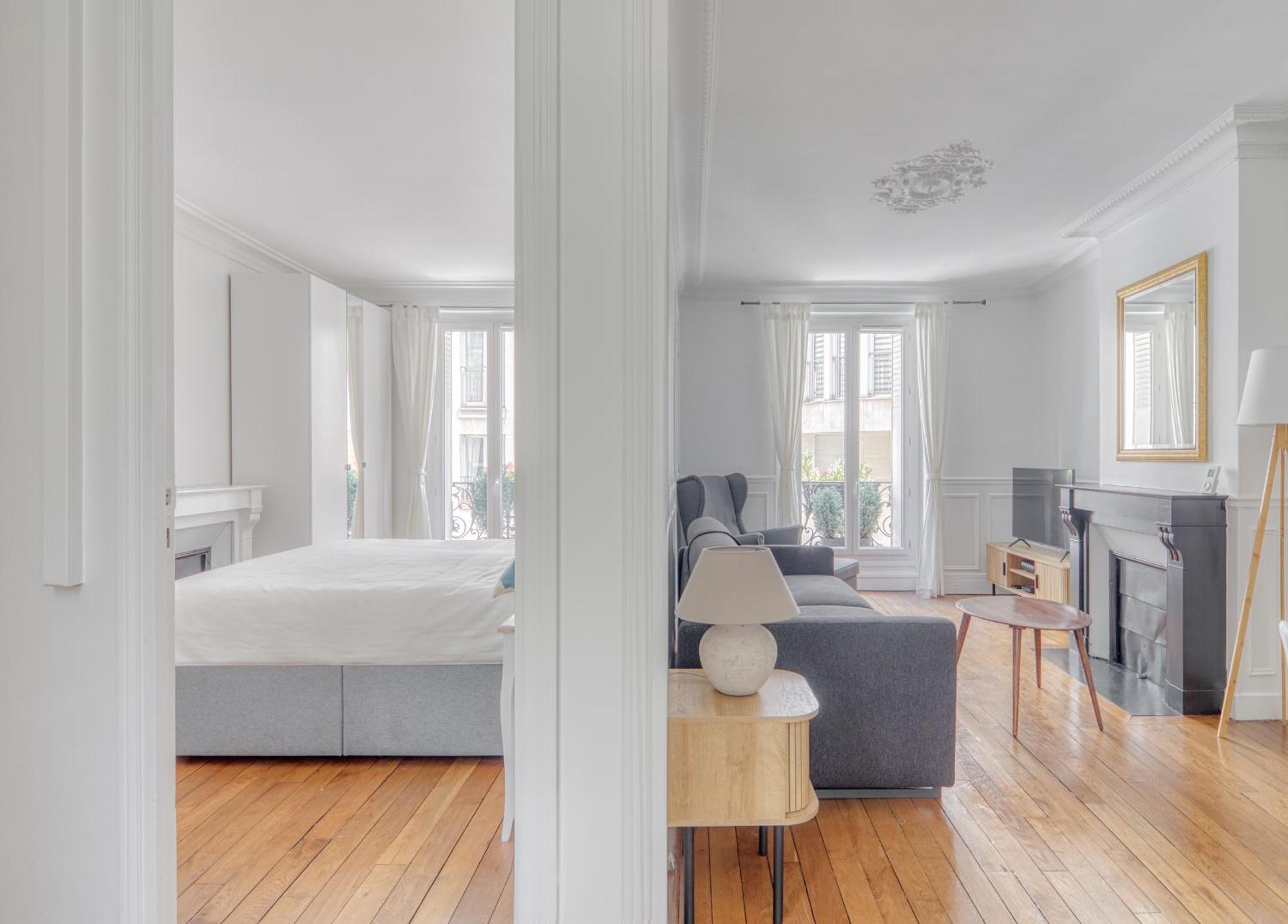 Eiffel Tower 10 Minutes 1br Renovated Appartement *